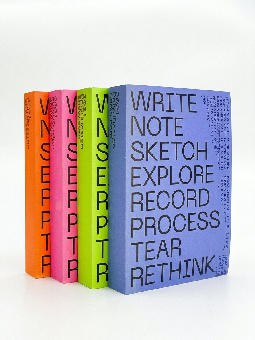 PolyU Design Show 2021 Notebooks — custom packaging Hong Kong | Hon Wing